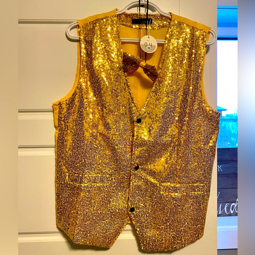 Gold vest NWT